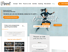 Tablet Screenshot of l-appart.net